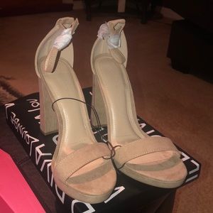 These are some high heels I bought and never wore.